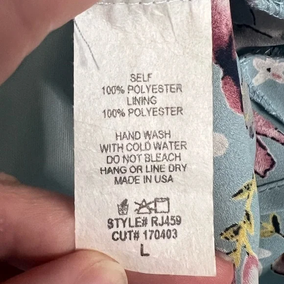 By Together Blue Floral Spaghetti Strap Mini Dress - Picture 6 of 6